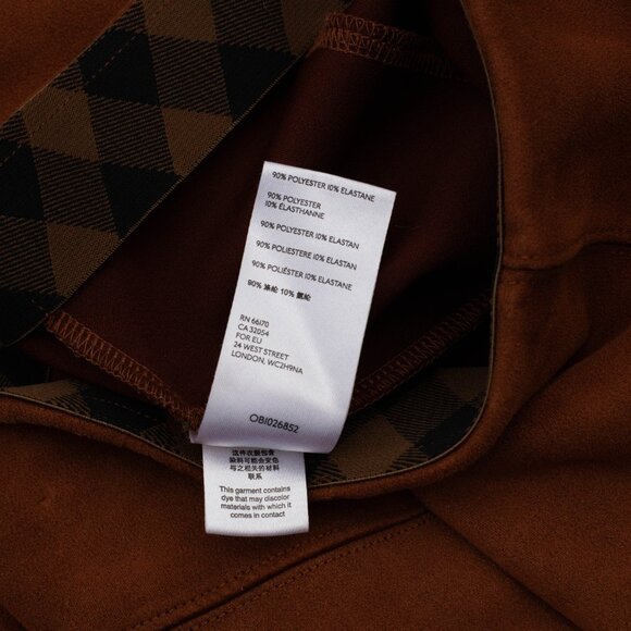 Anthropologie Faux Leather Pants Brown Women’s 30 Stretch Skinny - Picture 10 of 10